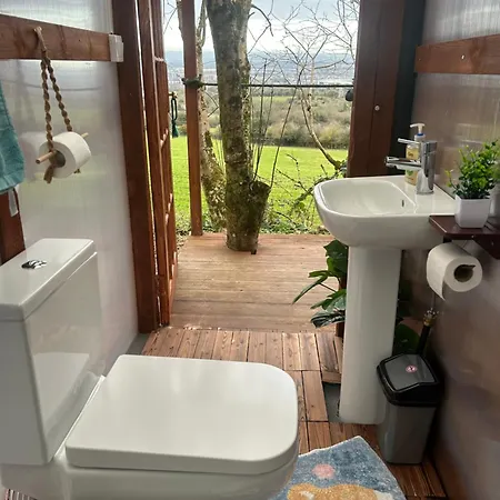 Valley View In The Woods On A Farm Camping *