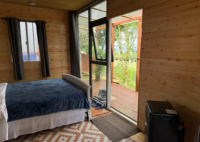 Valley View In The Woods On A Farm Camping *