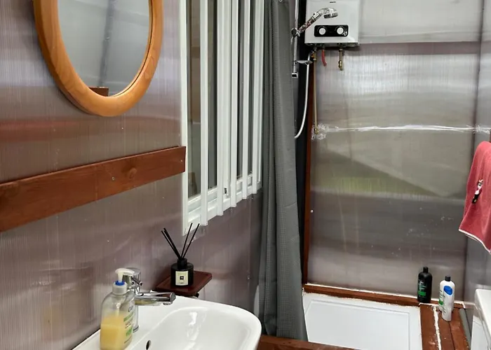 Valley View In The Woods On A Farm Camping