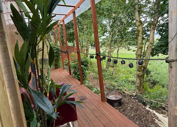 Valley View In The Woods On A Farm *