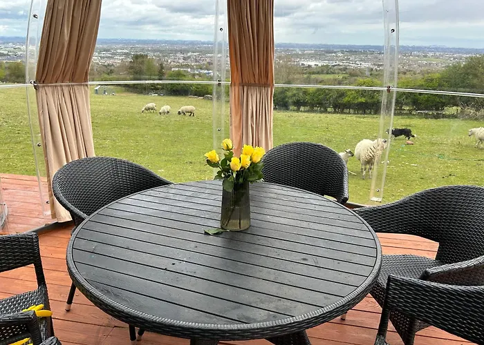 Valley View In The Woods On A Farm