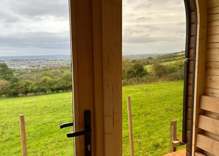 Valley View In The Woods On A Farm Camping *