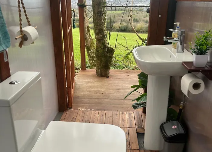 Valley View In The Woods On A Farm Camping *